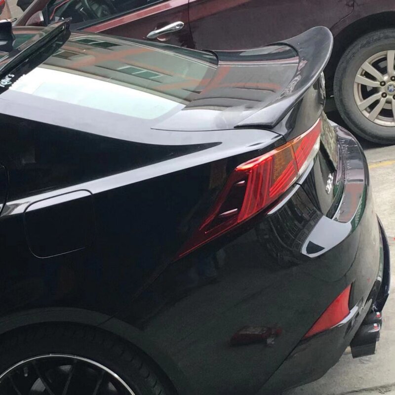 适用雷克萨斯13-19款IS300 350 200T改碳纤尾翼顶翼后扰流定风翼 - 图0