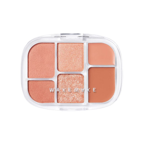 清仓！wakemake综合盘六色多功能腮红眼影高光氛围全妆提气色自然 - 图3