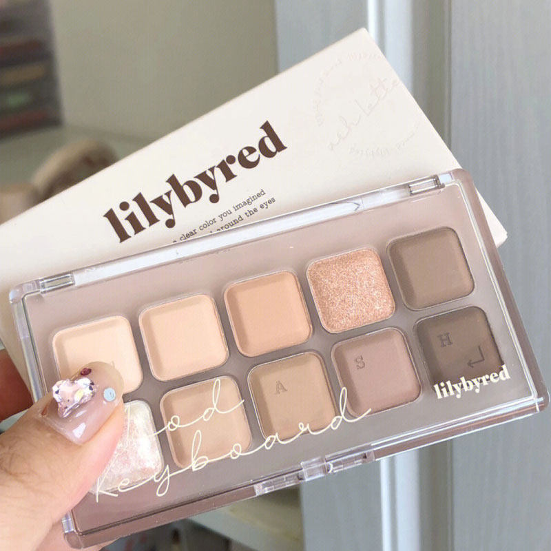 清仓！lilybyred眼影小键盘十色灰棕奶咖色拿捏了03秋冬大地色,淘宝优惠券,粉丝福利购,淘宝优惠卷
