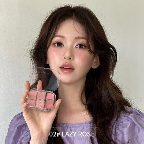 清仓！wakemake综合盘六色多功能腮红眼影高光氛围全妆提气色自然 - 图0