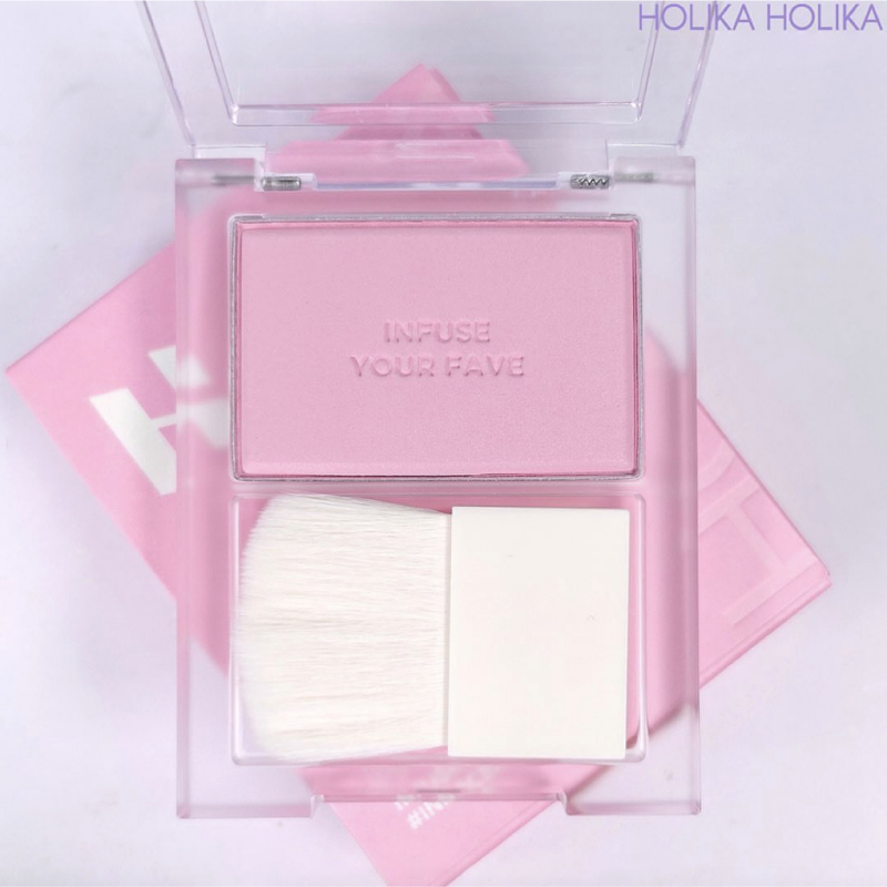 HOLIKA惑丽客腮红06元气自然显白哑光细闪减龄提气色hppyrim同款 - 图1