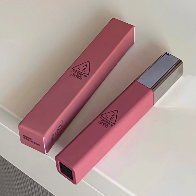 韩国3CE云朵唇釉新色号哑光丝DEVOTEE黑巧NODDING奶油蔷薇CERISE - 图1