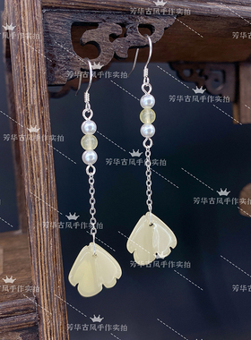 新中式清新百搭汉服配饰耳环