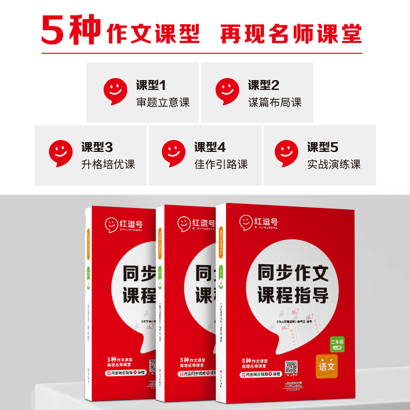 新版红逗号同步作文四年级上册人教版三年级同步作文二五六年级上册同步作文人教专项训练思维导图优秀满分小学生同步作文上-图1