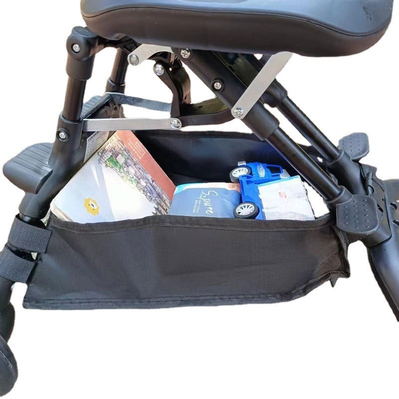 溜娃神器V3V5B底篮配件置物篮底兜婴儿推车置物筐安全坐垫配件 - 图2