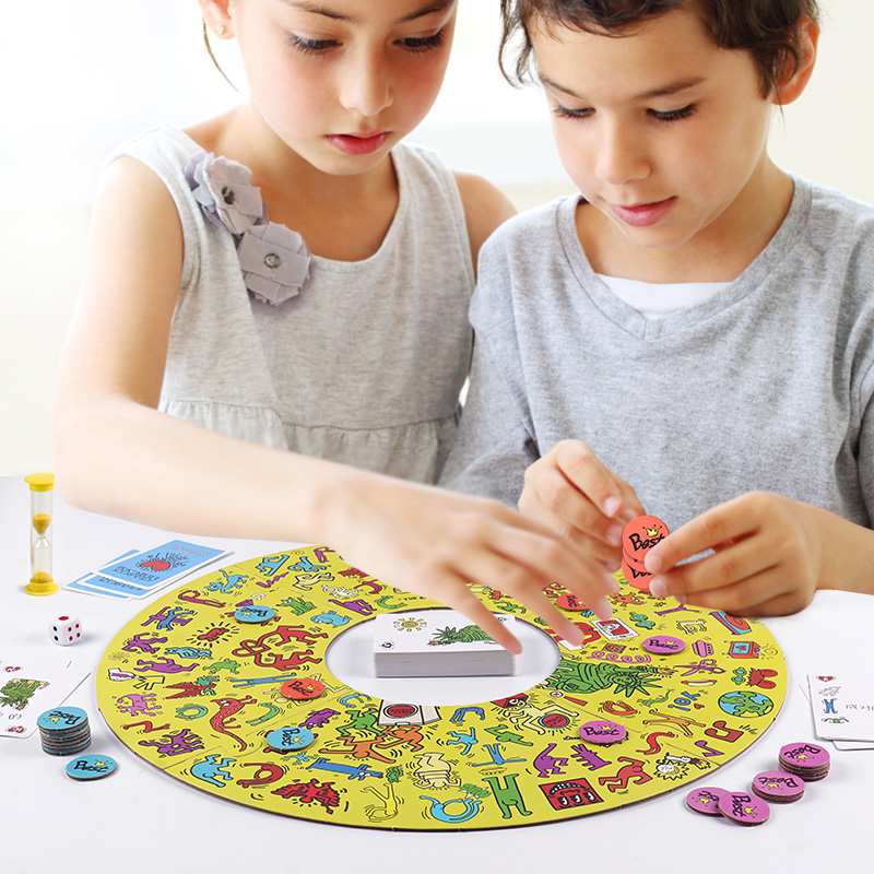  美术王国儿童桌游益智游戏棋训练亲子互动卡牌逻辑思维训练玩具