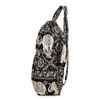 Large capacity versatile drawstring printed nylon backpack