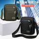 Waterproof Oxford cloth bag, men's bag, shoulder crossbody bag, men's and women's business bag, wallet, multi-layer pocket business cashier bag