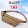 Canvas sports and casual lightweight jogging waist bag