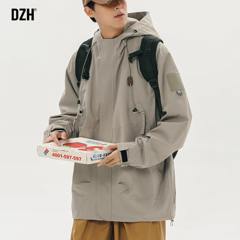 男士防风软壳冲锋衣男加绒加厚帽子外套男装工装夹克男生新款冬装,淘宝优惠券,粉丝福利购,淘宝优惠卷