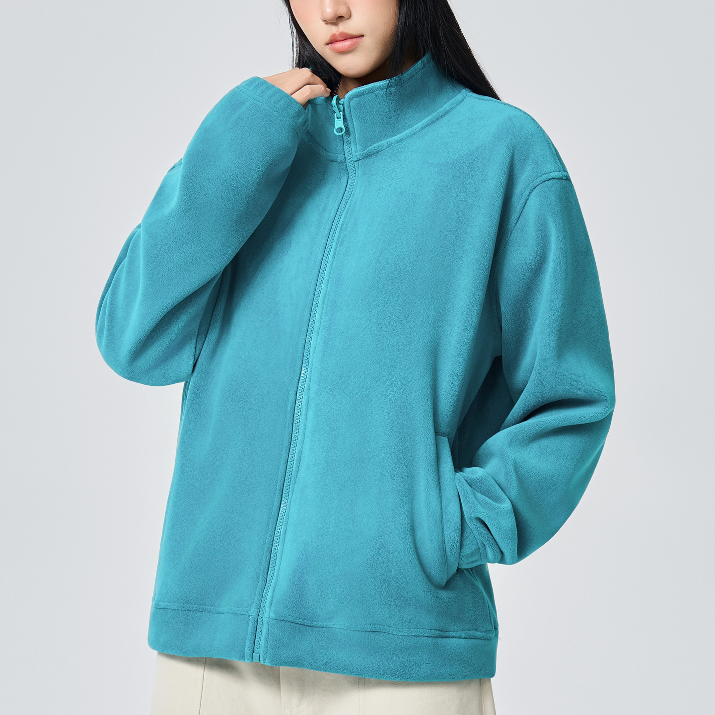 男士冲锋衣内胆立领奥粒绒外套男春秋新款保暖内搭打底衫开衫外搭,淘宝优惠券,粉丝福利购,淘宝优惠卷