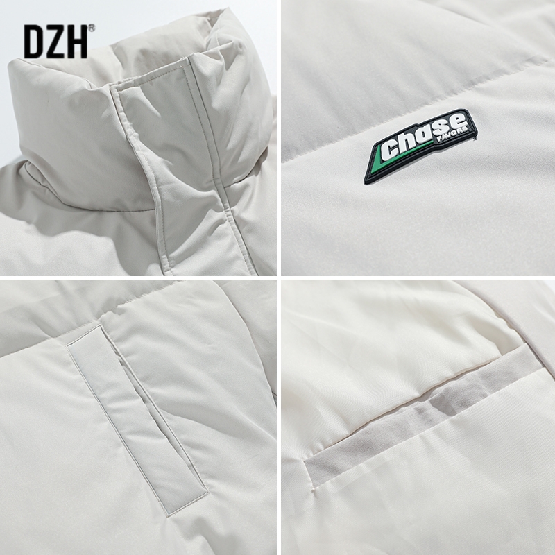 男士绿色潮牌短款男装2021新款棉服 dzh棉衣