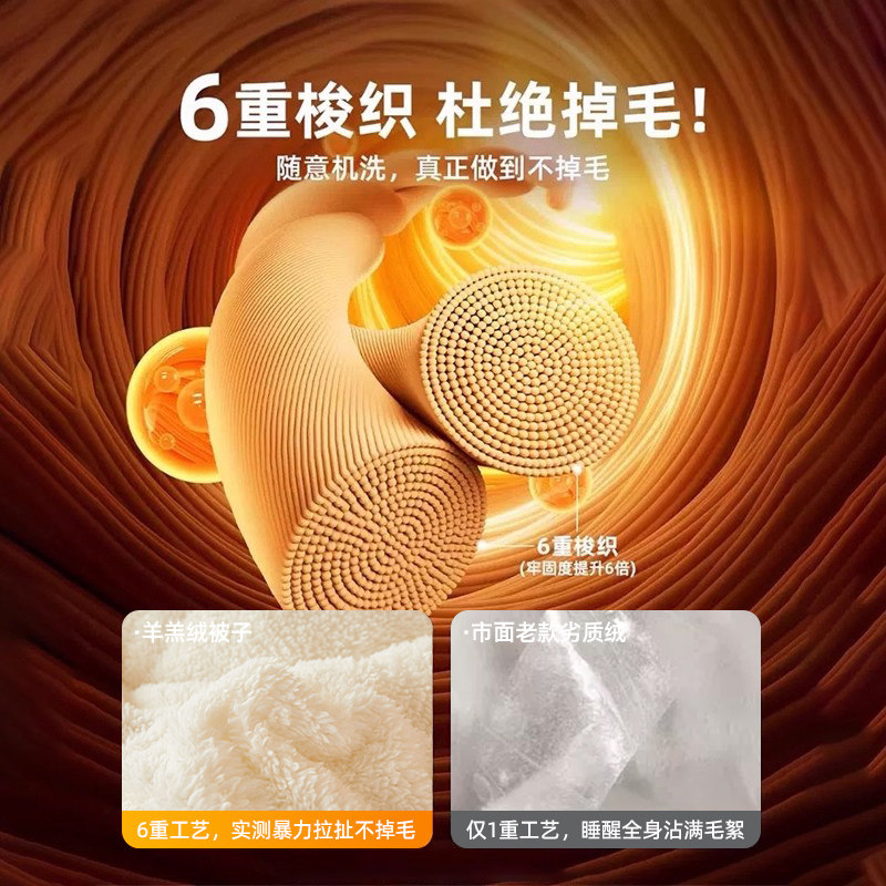 冬季羊羔绒被子棉被被芯冬天单人宿舍秋冬被加厚保暖10斤2025新款,淘宝优惠券,粉丝福利购,淘宝优惠卷