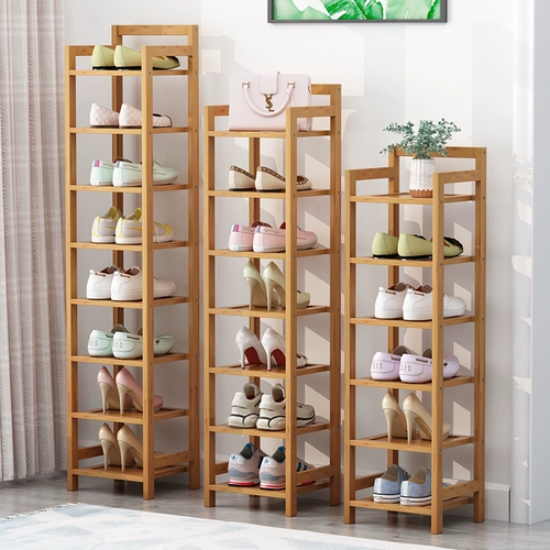 Простая стойка для обуви вертикальная много -слоя в помещении для спальни домашняя дверь гостиная гостиная
