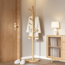 Nordic Solid Wood Clotheshorse Creative Home Corner Hanger With Hand Hang Clothes Rack Tailcoat Hanger Ground Hangguan