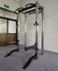 Squat rack, bench press rack, pull-ups, high and low pull-ups