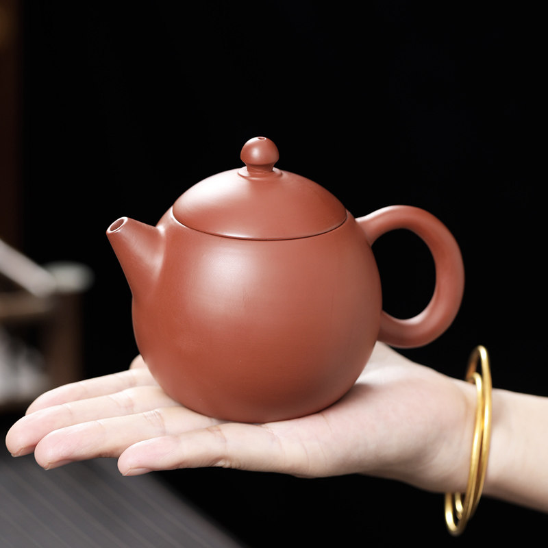 宜兴紫砂茶壶原矿大红袍龙蛋壶纯C手工泡茶壶中式送礼高档礼盒单,淘宝优惠券,粉丝福利购,淘宝优惠卷