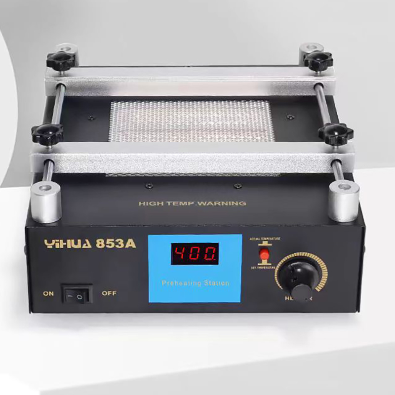 谊华853A恒温无铅预热台BGA返修台拆焊台数显热风枪烙铁二合一 - 图2
