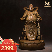 Bronze Master Bronze Pendulum Piece < Auspicious Vetuo > Family Residence Ornament Bronze Handicraft Living Room Landing Adornment