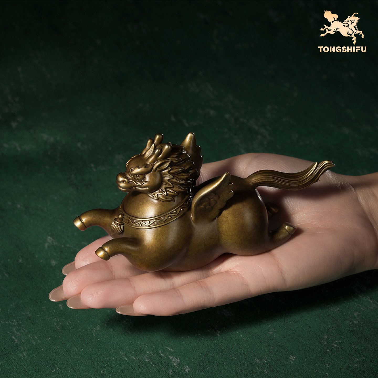 铜师傅《萌版龙马（上新了故宫联名）》客厅桌面生肖马摆件吉祥物,淘宝优惠券,粉丝福利购,淘宝优惠卷