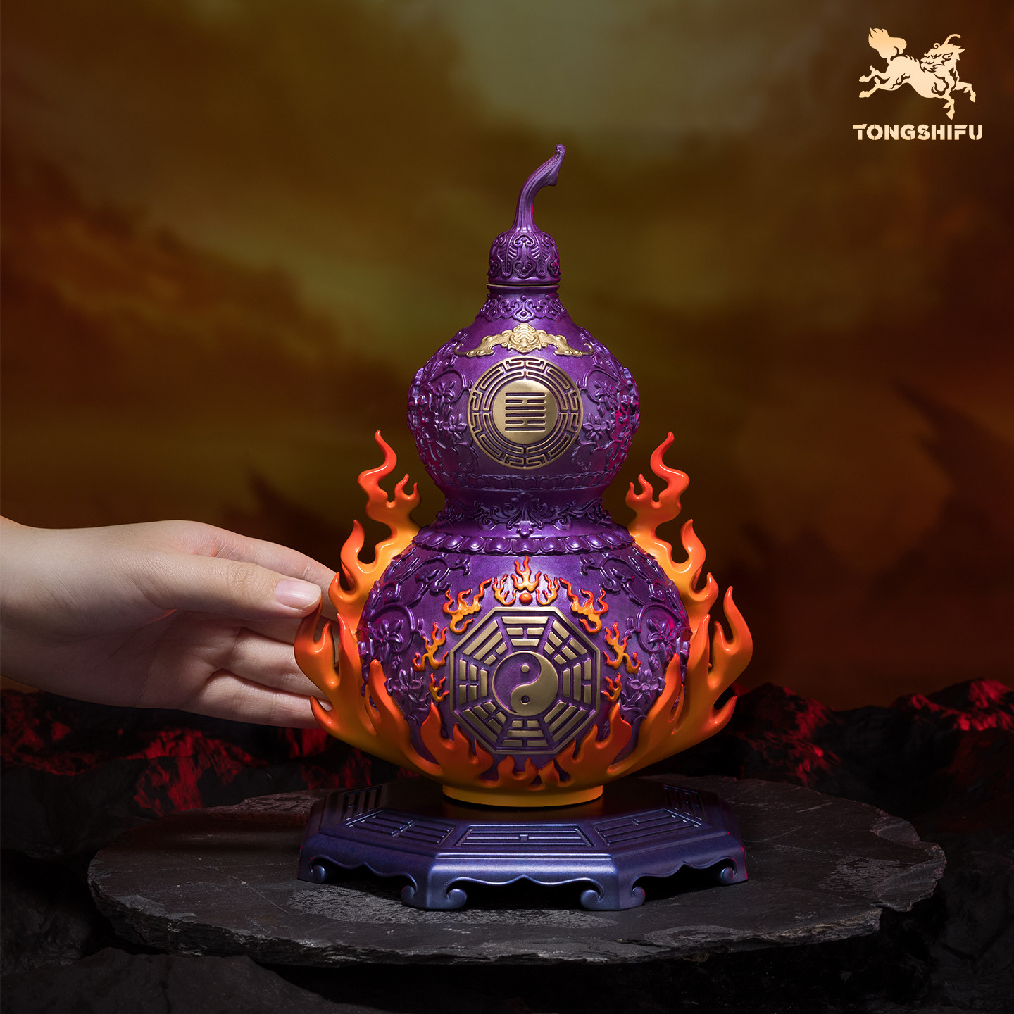 铜师傅《九紫离火葫芦》客厅桌面铜摆件 家居装饰工艺品,淘宝优惠券,粉丝福利购,淘宝优惠卷