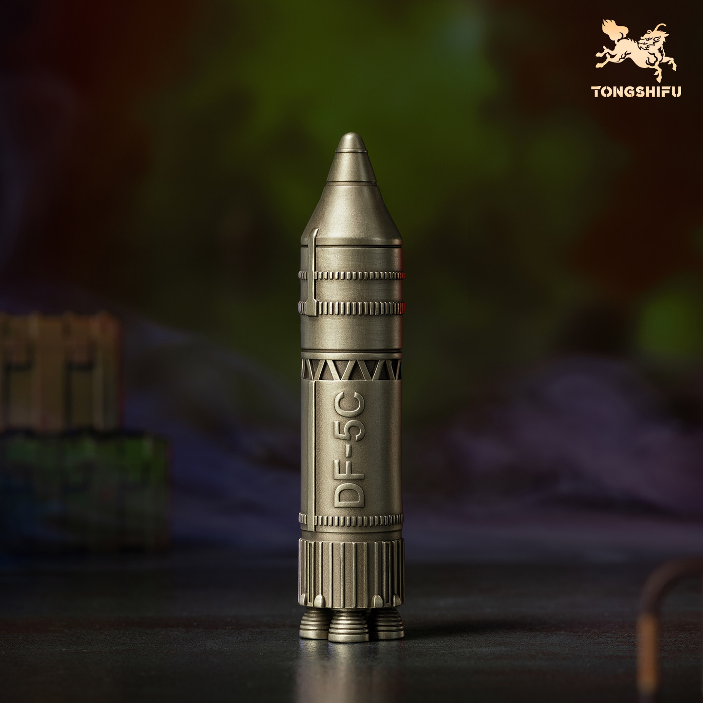 铜师傅《东风61摆件》《东风5C摆件》大国重器办公桌工艺品摆件,淘宝优惠券,粉丝福利购,淘宝优惠卷