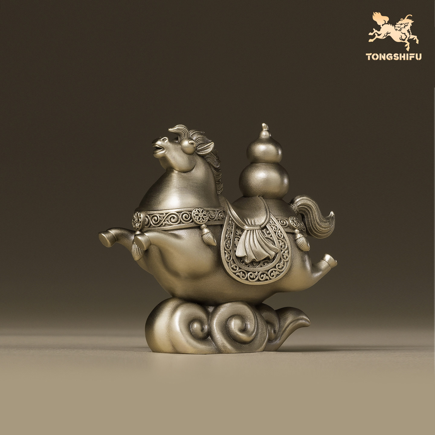 铜师傅《吉马》客厅桌面生肖马摆件吉祥物 家居装饰工艺品,淘宝优惠券,粉丝福利购,淘宝优惠卷