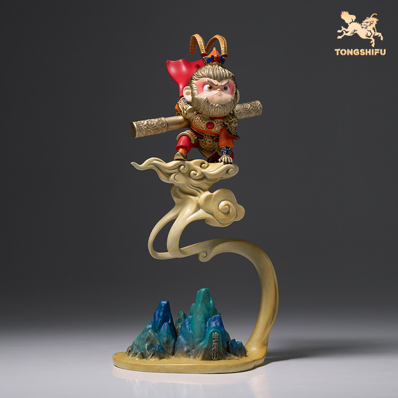 铜师傅《悟空之自在英雄》桌面齐天大圣铜摆件 家居装饰工艺品,淘宝优惠券,粉丝福利购,淘宝优惠卷