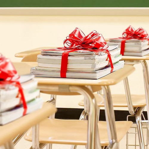 开学季仪式感蝴蝶结拉花彩带装饰品中小学教室课桌布置绑书本彩条 - 图2