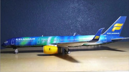 1:120送胶水DIY手工拼装纸模波音757飞机中国厦门FEDEX顺丰圆通 - 图1