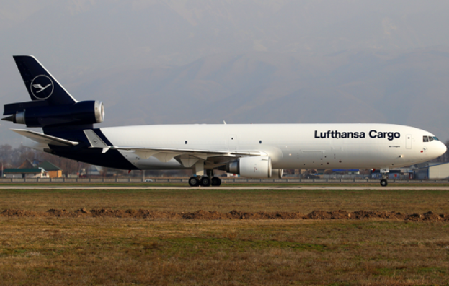 送胶水DIY手工拼装立体纸模型Fedex MD-11民客飞机东方汉莎航空 - 图2