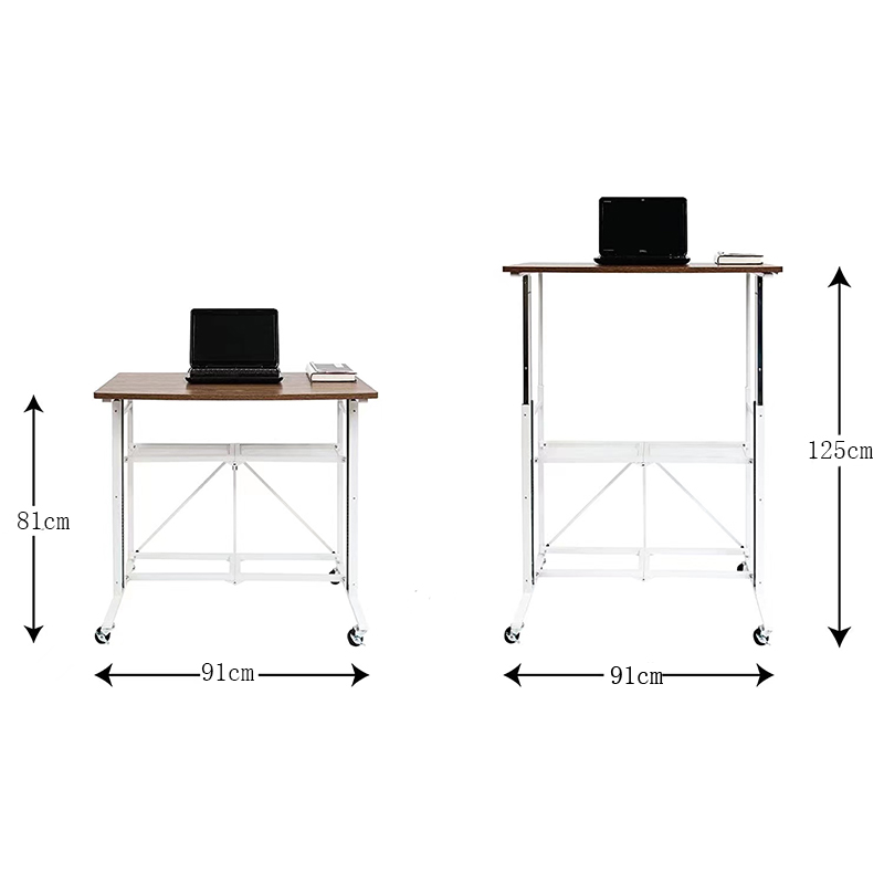 家用升降桌简易可调节升降移动办公桌宿舍站立式折叠电脑桌书桌子