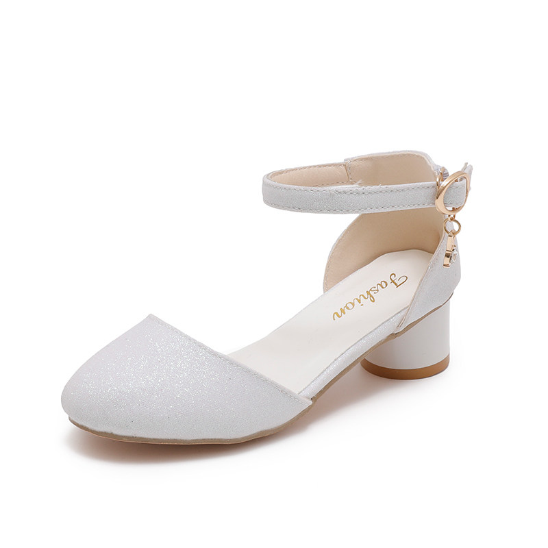 女童凉鞋儿童高跟鞋夏季2025新款韩版时尚公主鞋中大童女孩演出鞋,淘宝优惠券,粉丝福利购,淘宝优惠卷