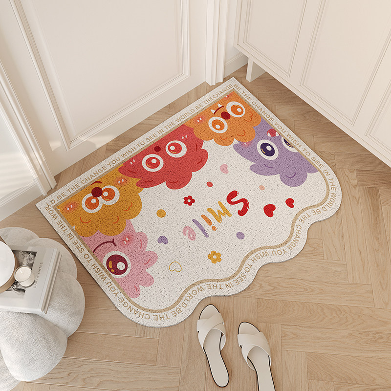 卡通入户门地垫丝圈门垫进门门口玄关除尘脚垫门外高级感耐脏地毯,淘宝优惠券,粉丝福利购,淘宝优惠卷
