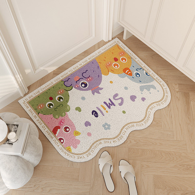 卡通入户门地垫丝圈门垫进门门口玄关除尘脚垫门外高级感耐脏地毯,淘宝优惠券,粉丝福利购,淘宝优惠卷