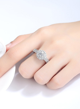 2025新款花冠戒指密镶5A锆石精品满钻指环女式戒指指环奢华气质款