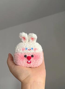 小海狸loopy耳机包手工编织diy材料包毛绒线钩针苹果airpods23代