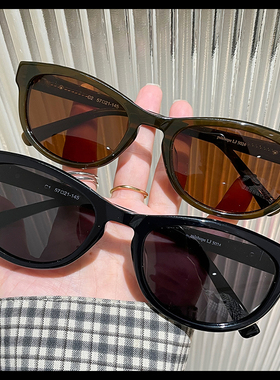 时尚复古猫眼墨镜女配镜防紫外线