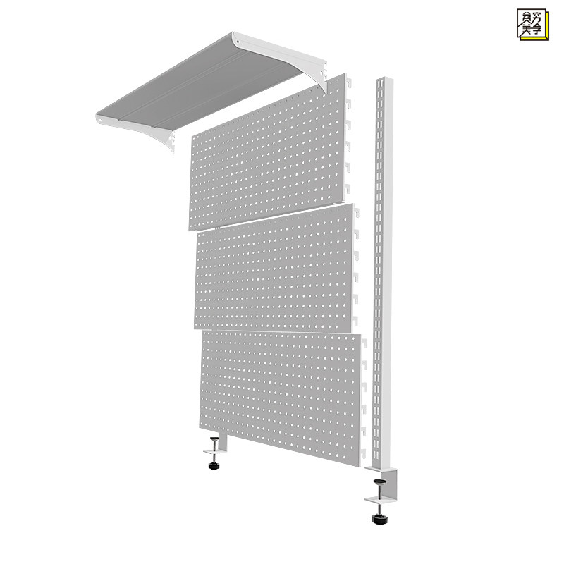 Poor beauty table hole plate rack without punching, formaldehyde-free