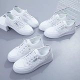 Белая обувь, спортивная обувь, универсальная летняя световая панель, кроссовки, тонкие сетчатые кеды, коллекция 2022