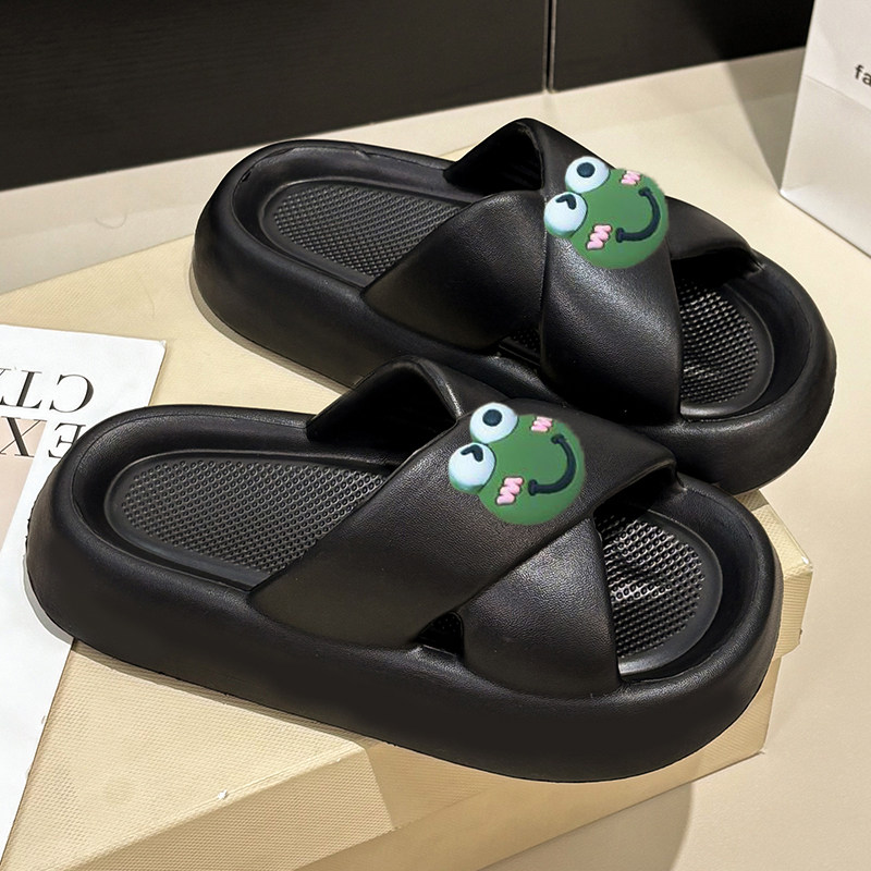 简约款踩屎感拖鞋女夏季2025居家室内防滑新款时尚平底凉鞋男外穿,淘宝优惠券,粉丝福利购,淘宝优惠卷