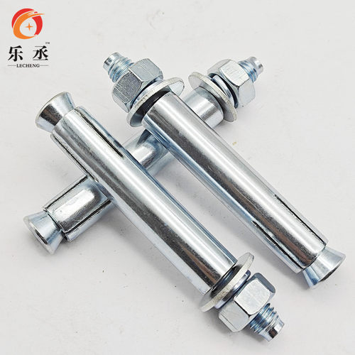 整盒 镀锌加长超长金属铁膨胀螺丝大全拉爆M6M8M10M12M16M20mm - 图2