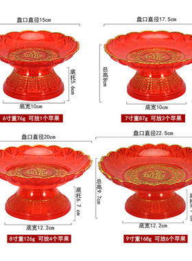 果盘塑料寺庙观音鸿登隆