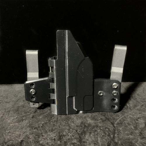 哈格Holster Glock隐藏枪套 搭配TLR-7灯 G17/G19/G45 格洛克枪套 - 图3