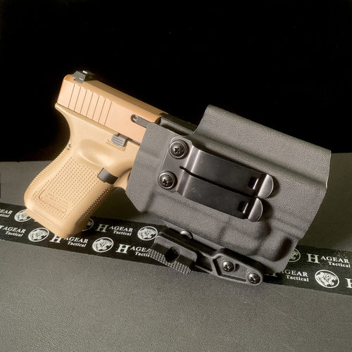 哈格Holster Glock枪套带TLR-7 IWB隐藏 适用17/18/19/26/43/45 - 图0