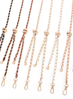 金球可调节方胖子细包链小香风链