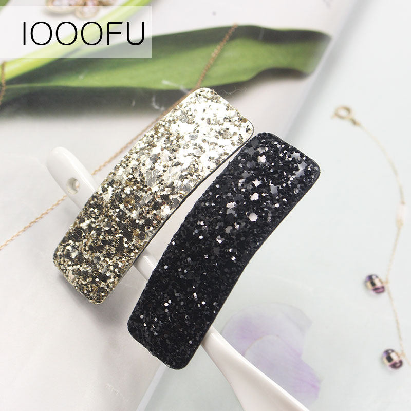 韩国进口方形blingbling基础刘海夹 旺千福发饰