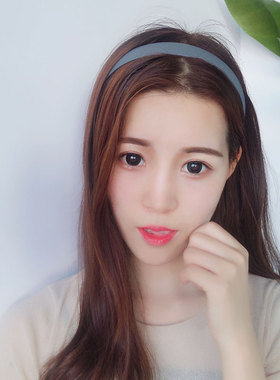 带齿中宽甜美风日系防滑细发箍