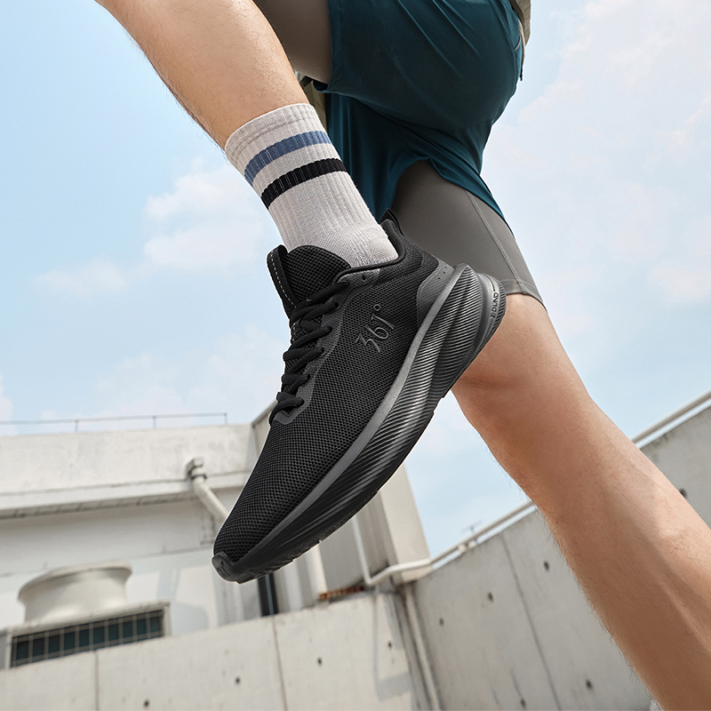 361男鞋运动鞋2025秋冬新款网面透气跑步鞋轻便软底鞋子减震跑鞋 - 图2