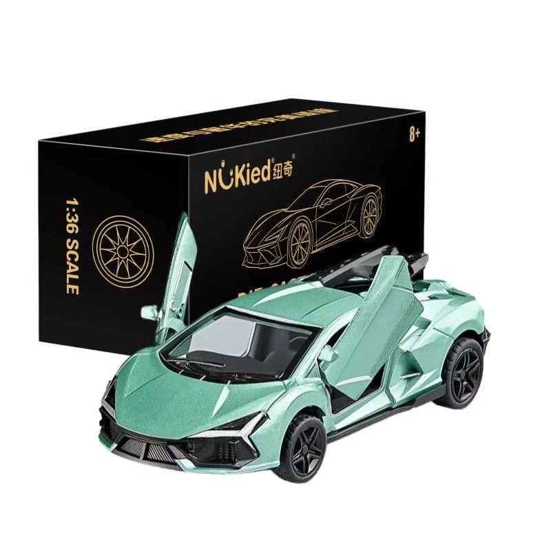 兰博基尼新大牛仿真跑车儿童玩具收藏模型车回力滑行汽车男孩礼物,淘宝优惠券,粉丝福利购,淘宝优惠卷
